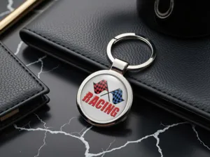 Glossy Keychains Metal Classy Metal Durable Pro